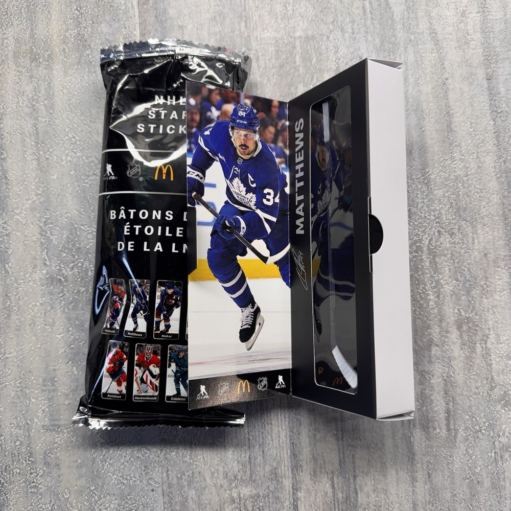 McDonalds NHL Star Sticks Austin Mathews 10/10 condition exclusive